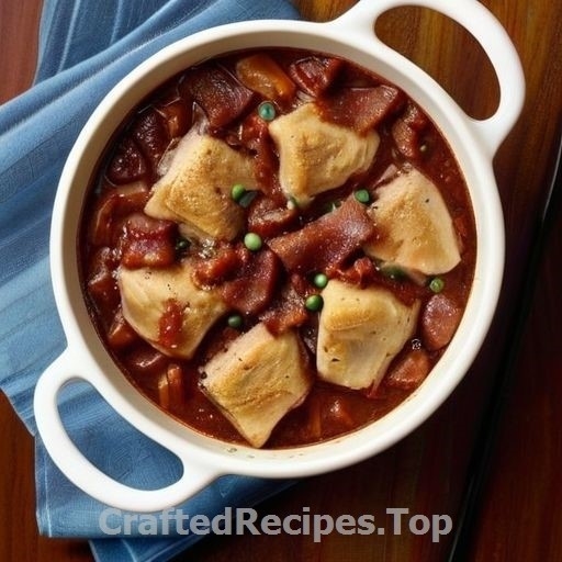 Hearty Bacon Chicken Stew with Savory Sauce