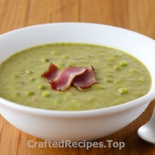 Hearty Pea Soup with or without Bacon