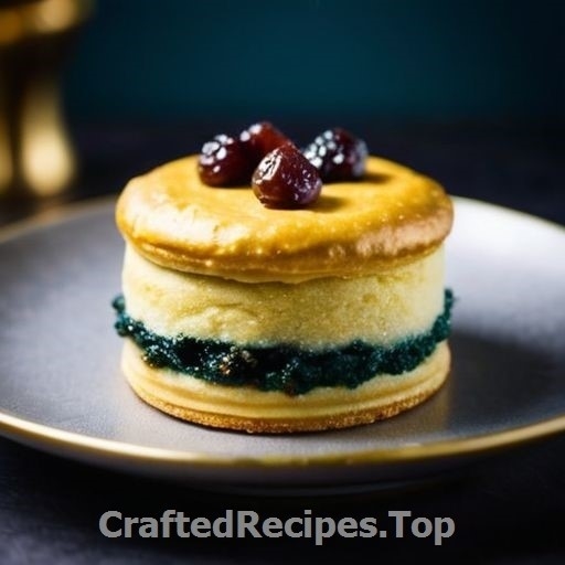 Kale and Edible Gold Pastry with Dates