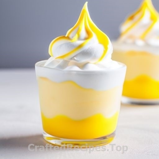 Lemon Curd and Meringue Single Glass Dessert