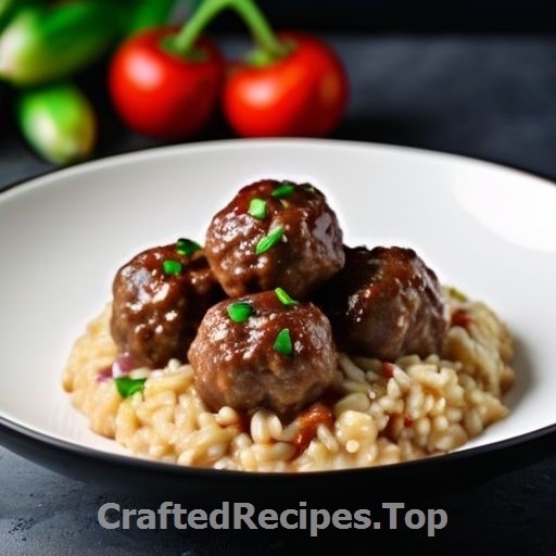 Meatball and Cauliflower Risotto