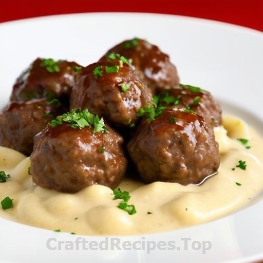 Meatballs in a Creamy Mustard Sauce