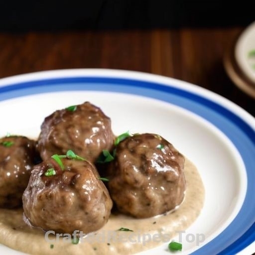 Meatballs in Creamy Mushroom Sauce