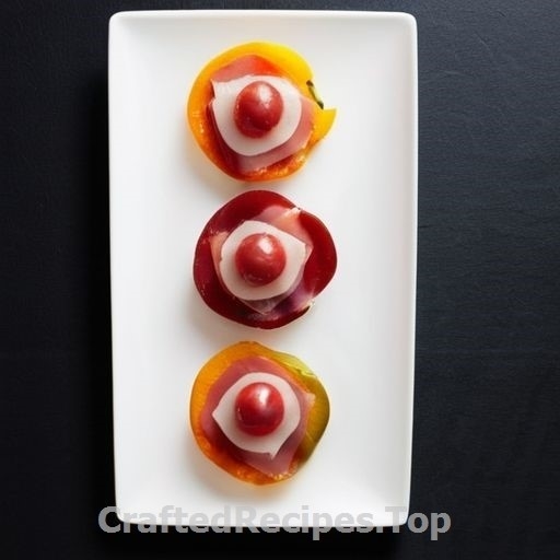 Mini Pepper and Serrano Ham Delights