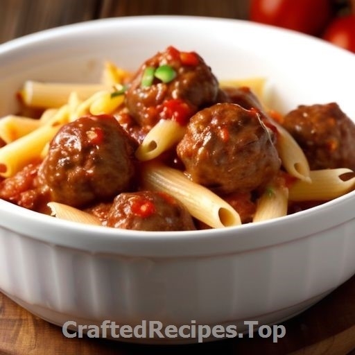 One-Pot Meatball Pasta Bake