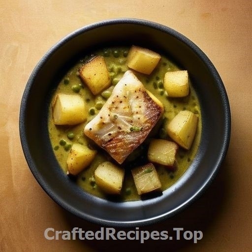 Pan-Seared Cod with Mustard Sauce and Potatoes
