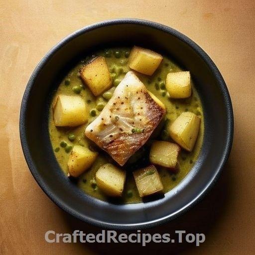 Pan-Seared Cod with Mustard Sauce and Potatoes