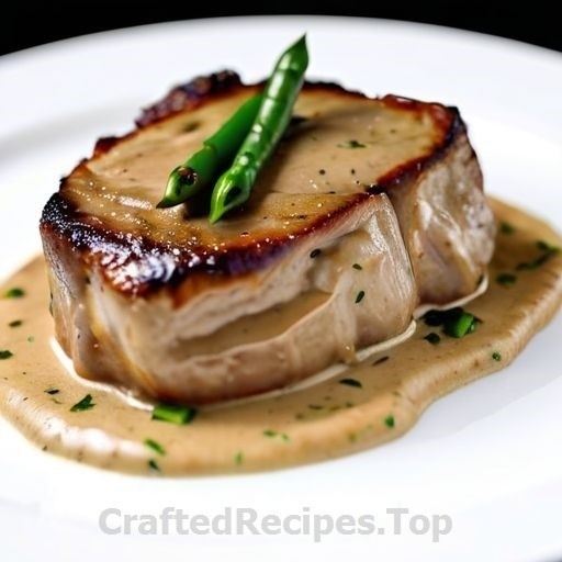 Pan Seared Pork Chops in Creamy Sauce