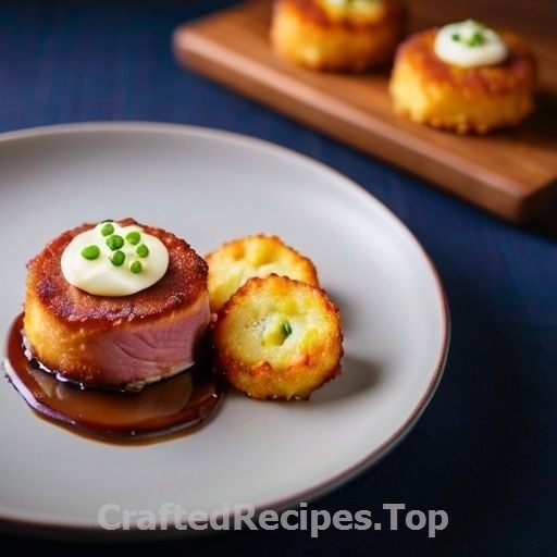 Pan Seared Pork Fillet with Crispy Potato Cake