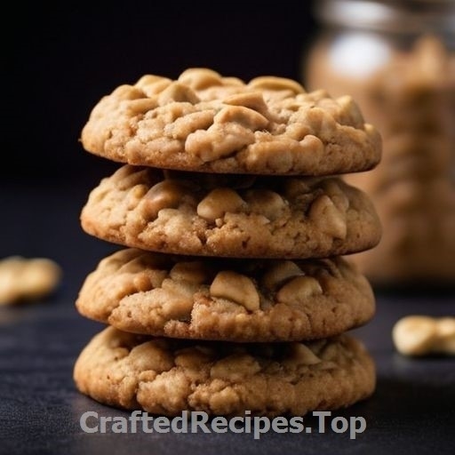 Rustic Oat and Peanut Butter Cookies
