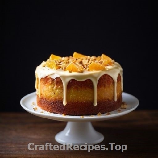 Saffron and Orange Toscakaka Cake