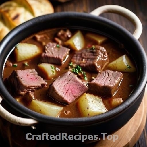 Sailor's Beef Stew in a Clay Pot