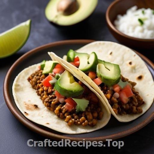 Savory Vegetarian Lentil Tacos