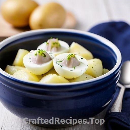 Scandinavian Potato and Herring Bites