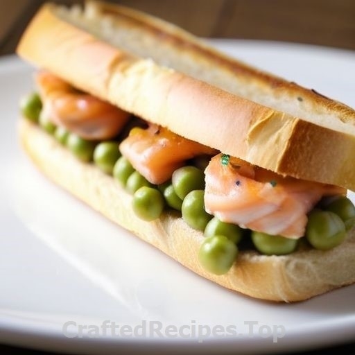 Seafood Delight on Toasted Baguette