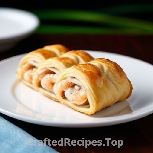 Seafood Pastry with Shrimp Cream