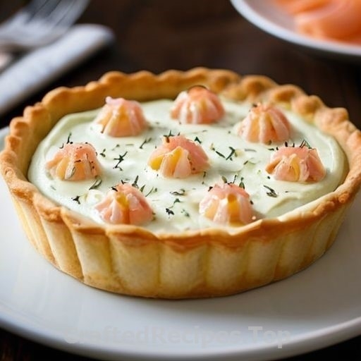 Seafood Tart with Shrimp, Smoked Salmon and Crème Fraîche