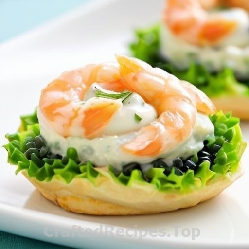 Shrimp and Egg Delight with Creme Fraiche and Dill