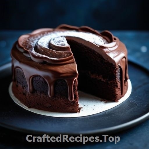 Soft Chocolate Cake with Rum
