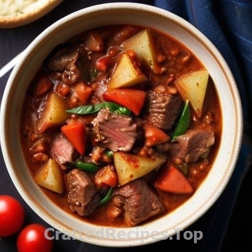 Spicy Beef and Vegetable Stew from Hungary