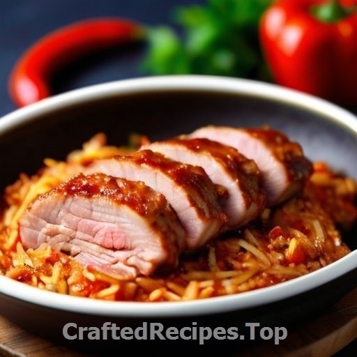 Spicy Pork Fillet Gratin with Paprika