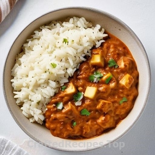 Stroganoff with Halloumi and Rice