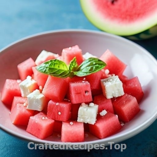 Summer Melon Salad with Feta and Fresh Mint