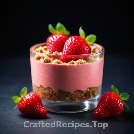 Summer Strawberry and Daim Mousse