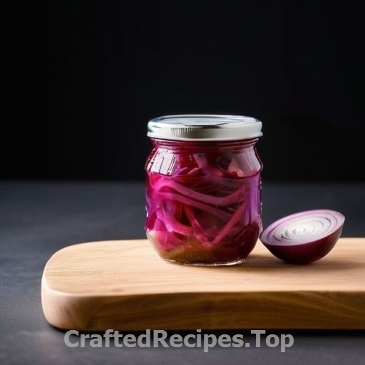 Sweet and Spicy Pickled Red Onions