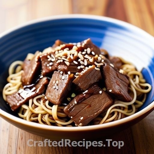 Teriyaki Beef Noodle Stir Fry