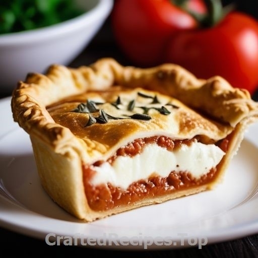 Tomato and Mozzarella Pastry Pie
