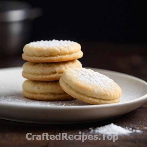 Vanilla Shortbread Cookies with Flaky Salt