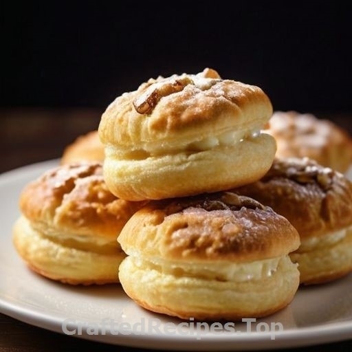 Walnut Cream Puffs with Toscas