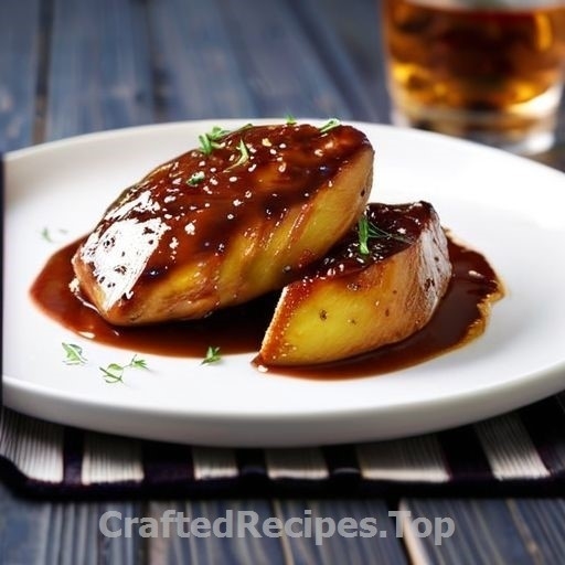 Whiskey Glazed Chicken with Potato Wedges