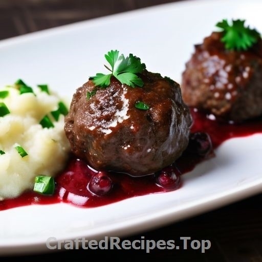 Wild Boar Meatballs with Parsley and Garlic