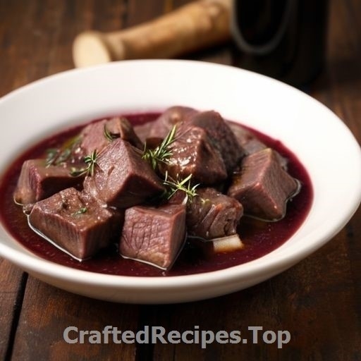 Wild Boar Stew with Red Wine