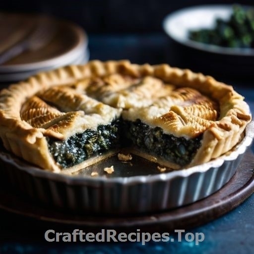 Winter Kale and Walnut Pie with Aged Cheddar